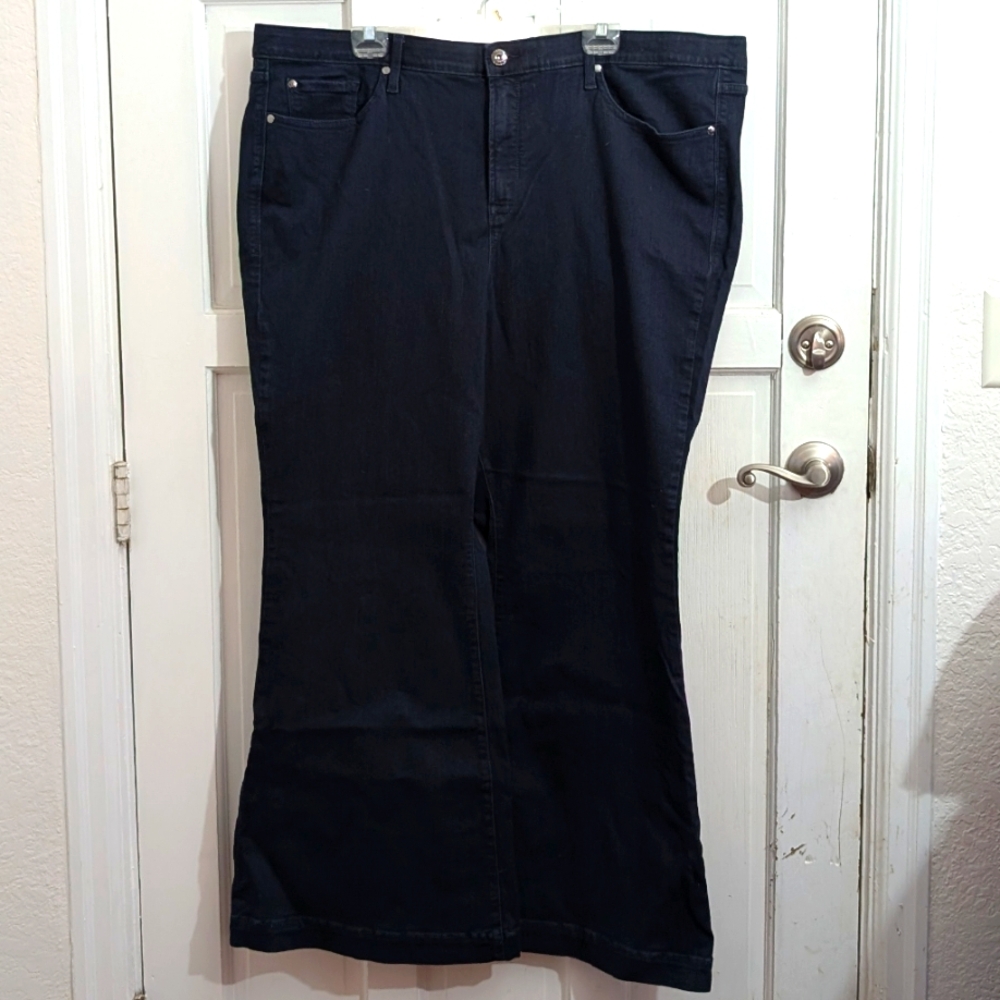 Torrid Women's Dark Blue Flare Jeans